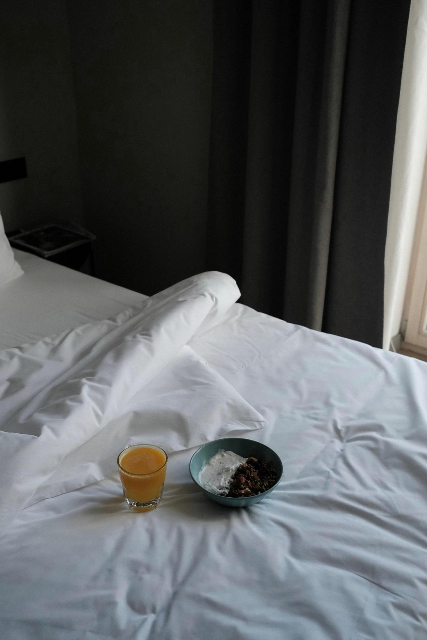 Serene morning breakfast